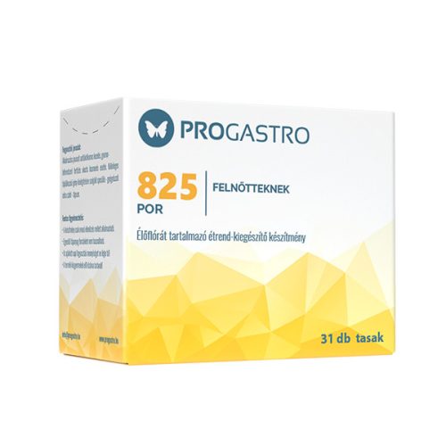 ProGastro 825 por felnőtteknek - Élőflórát tartalmazó étrend-kiegészítő készítmény, 31 db tasak