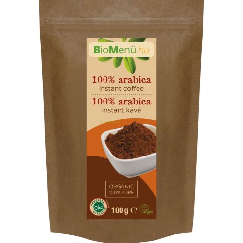 BioMenü BIO 100% Arabica instant kávé 100g