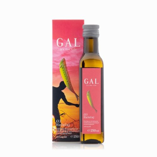 GAL Omega-3 halolaj (3400 mg Omega-3/evőkanál) 250 ml (GAL)