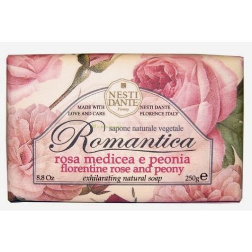 Nesti Dante Romantica Rózsa-Peónia szappan 250 gr