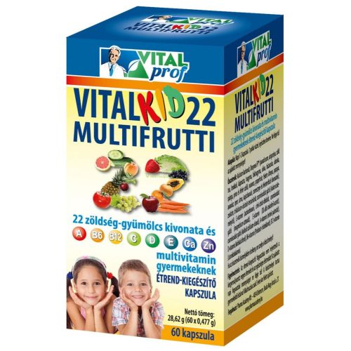 Vitalkid22 Multifrutti kapszula 60x