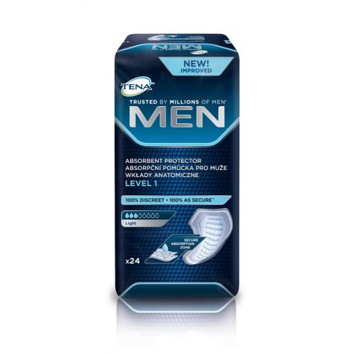 TENA Men Level 1  - férfi inkontinenciabetét 24db