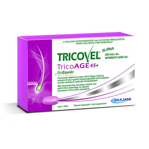 Tricovel Tricoage 45+ BioEquolo Étrend-kiegészítő  30 db tabletta