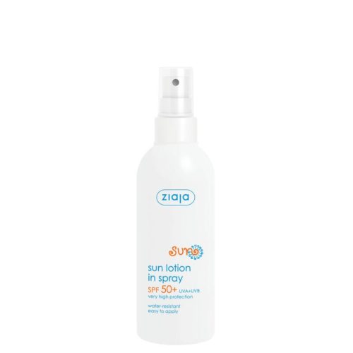 Ziaja Napozó spray FF50+ UVA+UVB fényvédő faktorral