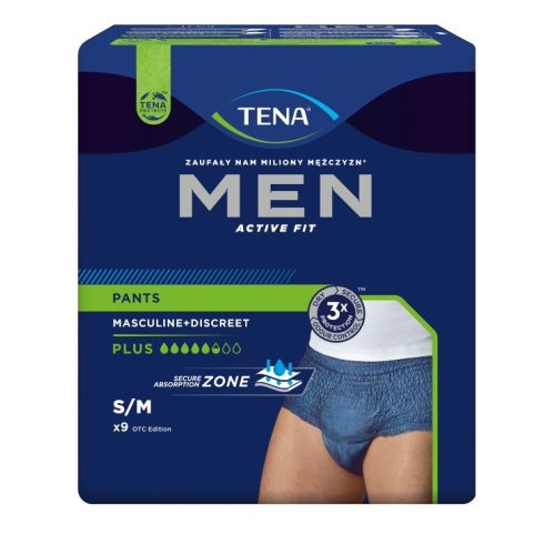 TENA Men Active Fit Pants Plus S/M 9db