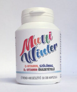 Multi Winter C -vitamin , szőlőmag , D3 – vitamin összetételű étrend-kiegészítő 30 db