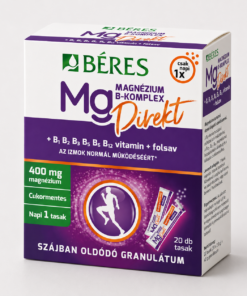 Béres magnézium b-komplex direkt szájban oldódó granulátum 20 db