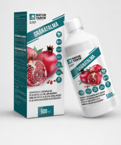 Natur Tanya 100%-os Gránátalma magolaj és húslé, szerves szelénnel - Antioxidáns koncentrátum 500 ml
