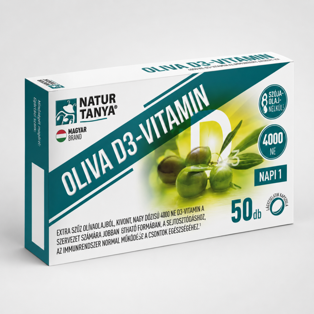 Natur Tanya Oliva D3-vitamin 4000NE lágyzselatin kapszula 50db