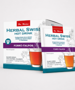 HERBAL SWISS HOT DRINK Gyógynövény-kivonatokat tartalmazó insant italpor 24db