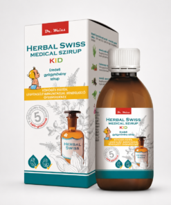 HERBAL SWISS KID gyógynövény-kivonatokat tartalmazó folyékony étrend-kiegészítő 150ml