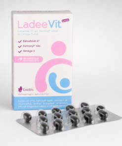 LadeeVit Extra Extrafolát S-sel, Ferronyl vassal és omega 3-mal
