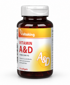 Vitaking A & D Lágyzselatin Kapszula 60 db