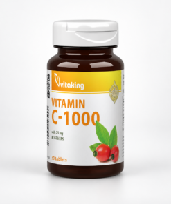 Vitaking C-1000mg 25mg Csipkebogyóval 30 tabletta