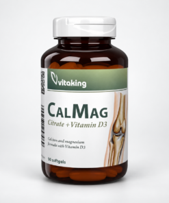 Vitaking CalMag Citrát + D3-vitamin 90 db